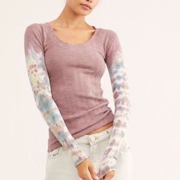 NWT Free People Big Sur Long Sleeve Tee Shirt - Picture 3 of 7